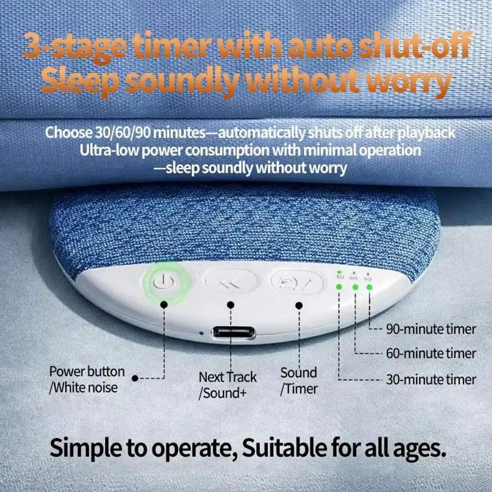 PearlyTek Sounds - Under Pillow Mini Bluetooth Speaker